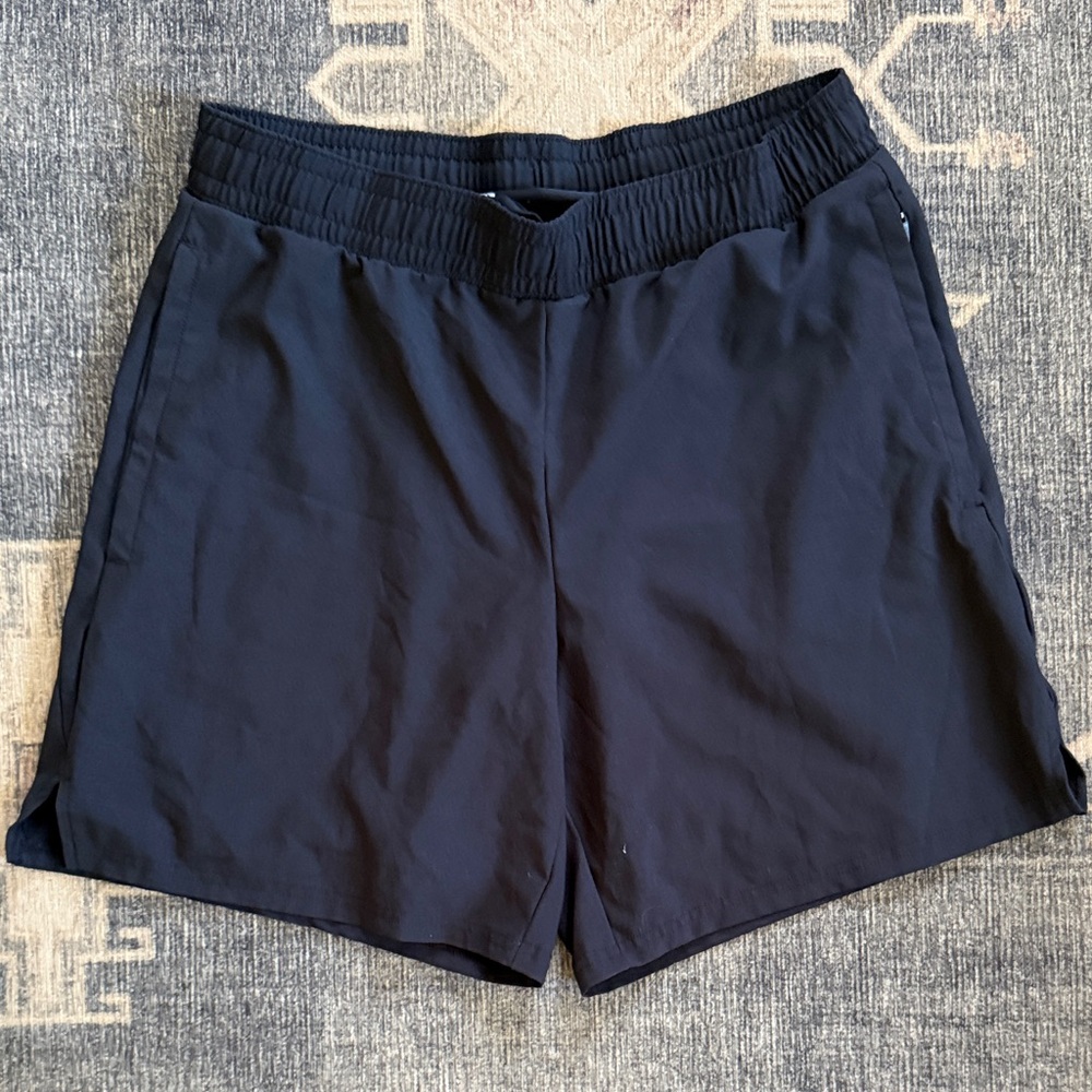 Women’s Lined Athletic Shorts - Black Small